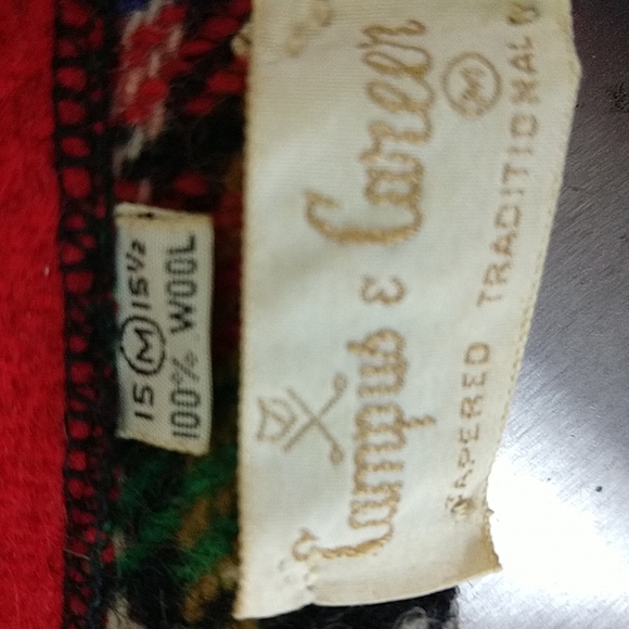 Wool Pullover Windowpane, Green, Blue, Yellow - Picture 5 of 6